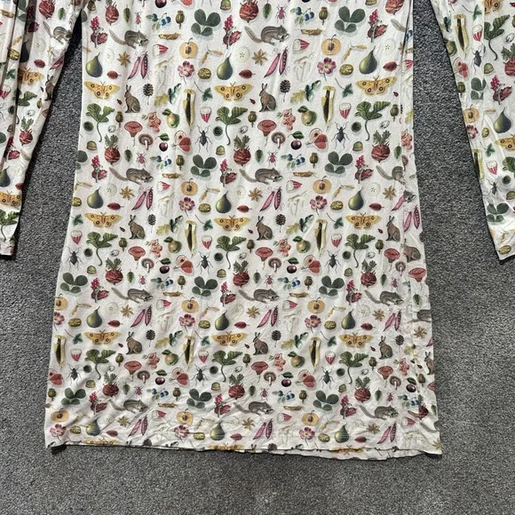 Pip Studio Amsterdam Lounge Dress Nightdress L Woodland Botanical Long Sleeve - Picture 9 of 11